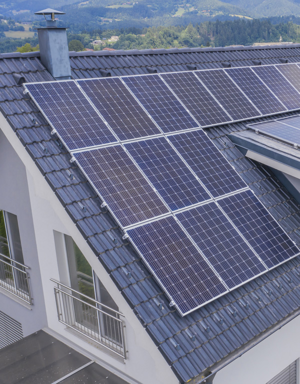 Photovoltaik auf Hausdach